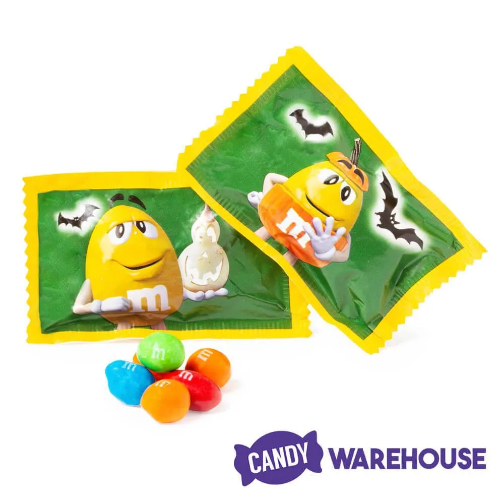 Glow in the Dark Halloween Peanut M&M's Candy Fun Size Packs: 15-Ounce Bag - Image 2