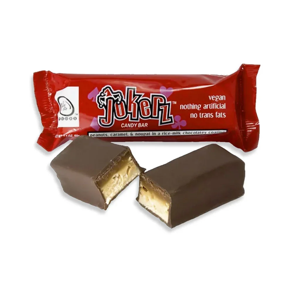 Go Max Go Jokerz Vegan Candy Bar: 12-Piece Box