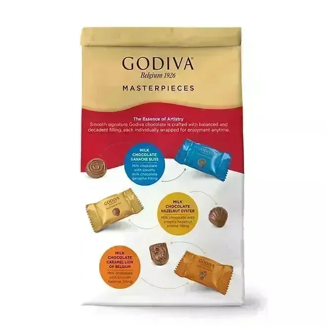 Godiva Holiday Masterpieces Assorted Milk Chocolate: 15-Ounce Bag - Image 2