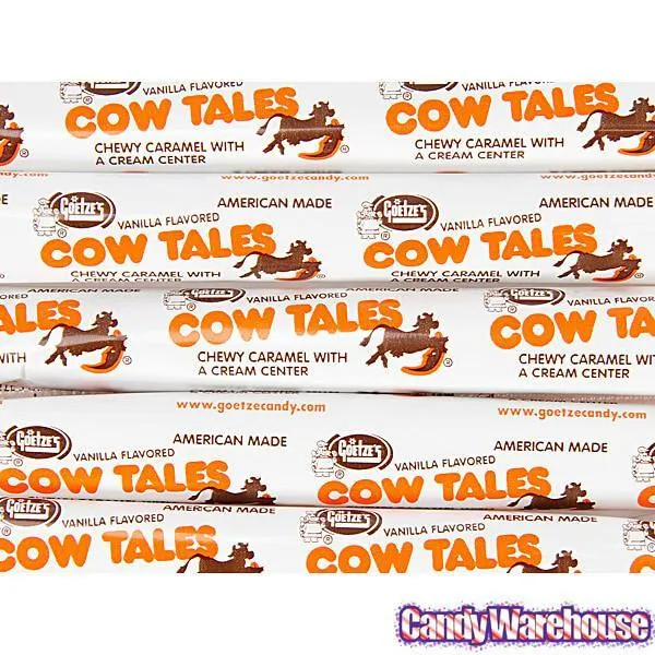 Goetze's Cow Tales Caramel & Cream Sticks King Size Packs: 20-Piece Box - Image 2