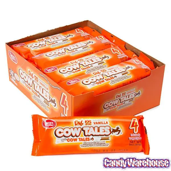 Goetze's Cow Tales Caramel & Cream Sticks King Size Packs: 20-Piece Box - Image 3