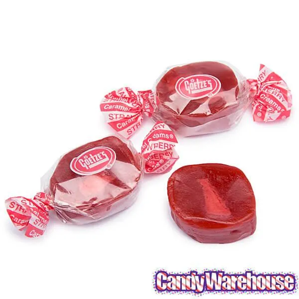 Goetze's Strawberry Caramel Creams Candy: 5LB Bag - Image 3