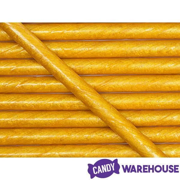 Gold Butterscotch Cream Soda Hard Candy Sticks: 100-Piece Box - Image 4