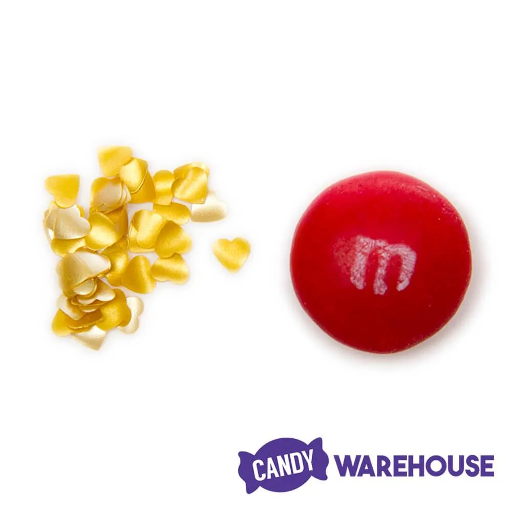 Gold Hearts Edible Accents: 0.06-Ounce Bottle - Image 3