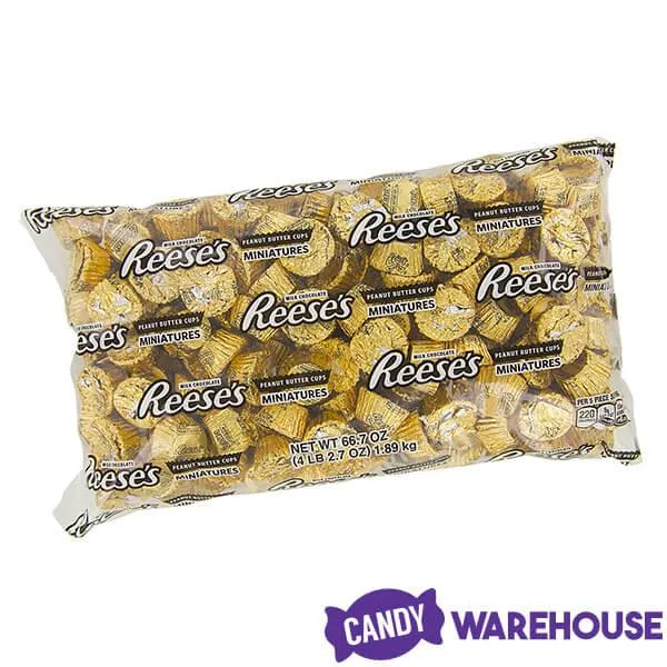 Reese's Peanut Butter Cups Miniatures - Gold: 200-Piece Bag - Image 7