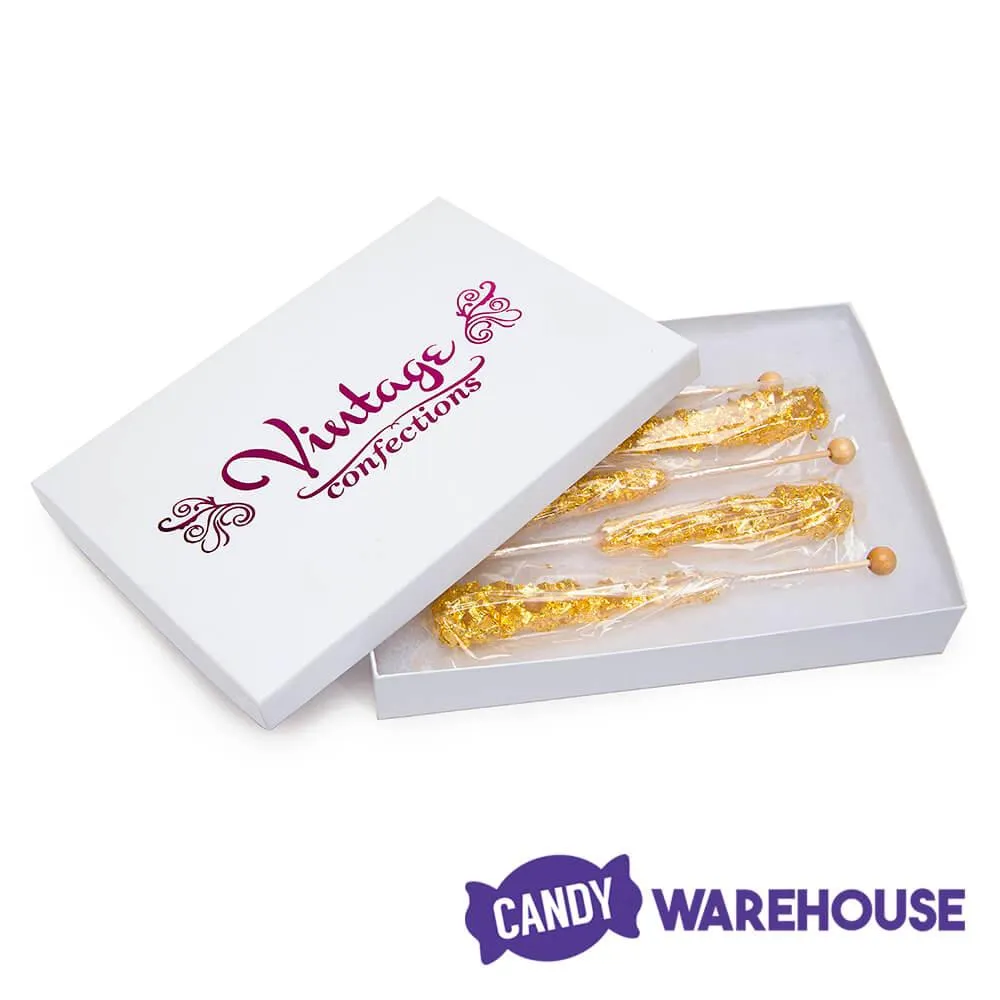 Rock Candy Swizzle Sticks - Gold: 5-Piece Gift Pack - Image 2