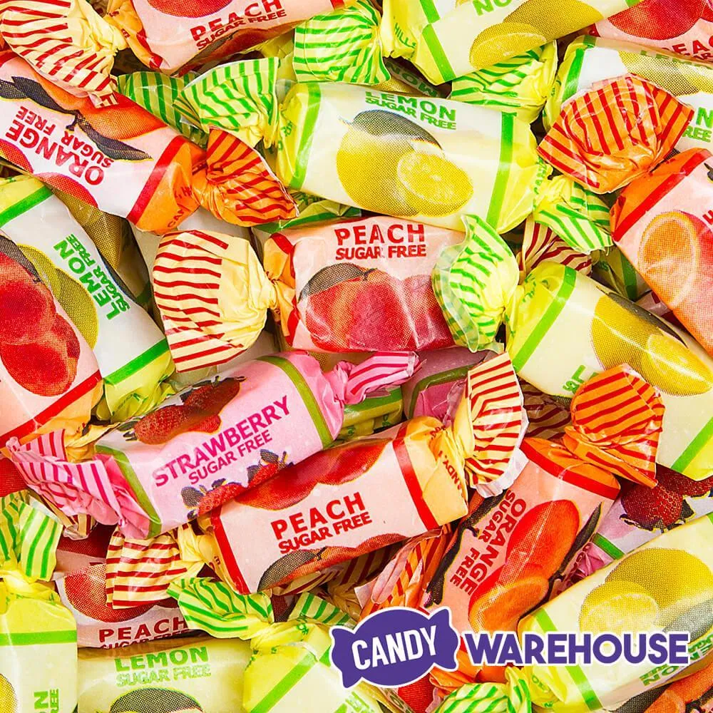 GoLightly Sugar Free Fruit Chews Candy: 3LB Bag - Image 3