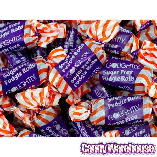 GoLightly Sugar Free Fudgie Rolls Candy: 5LB Bag - Image 2