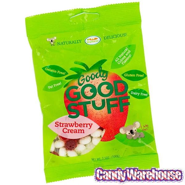Goody Good Stuff Strawberry Cream Gummy Berries: 2.65LB Box - Image 2