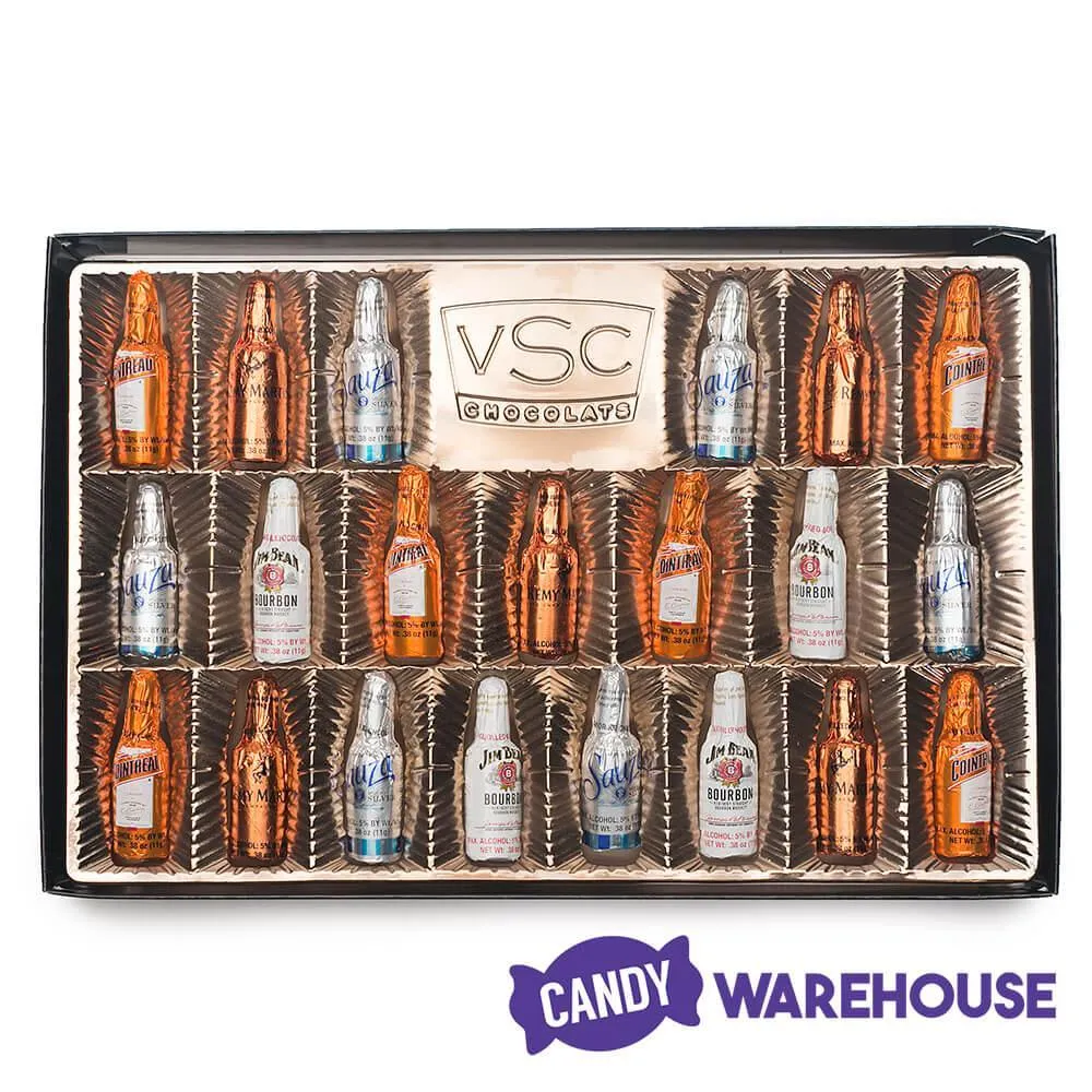Grand Assortment Chocolate Liquor Bottles: 8.1-Ounce Gift Box - Image 3