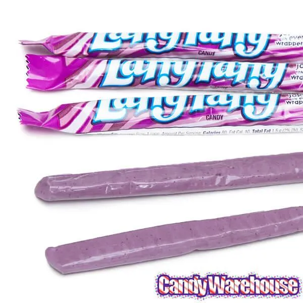 Laffy Taffy Candy Ropes - Grape: 24-Piece Box - Image 2