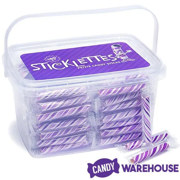 Sticklettes Petite Candy Sticks - Grape: 150-Piece Tub - Image 3