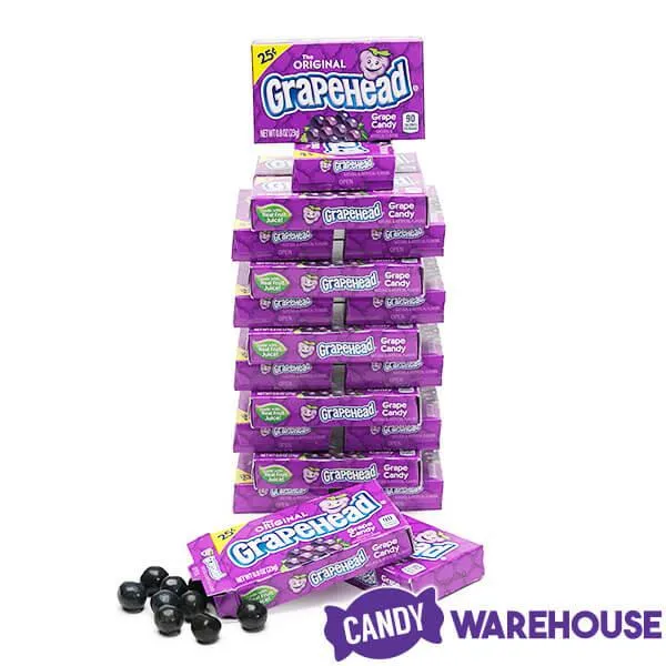 Grapehead Candy Mini Packs: 24-Piece Box - Image 2