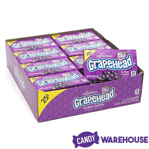 Grapehead Candy Mini Packs: 24-Piece Box - Image 4