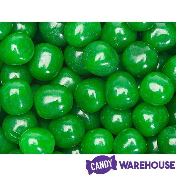 Chewy Sour Balls - Green Apple: 5LB Bag - Image 3