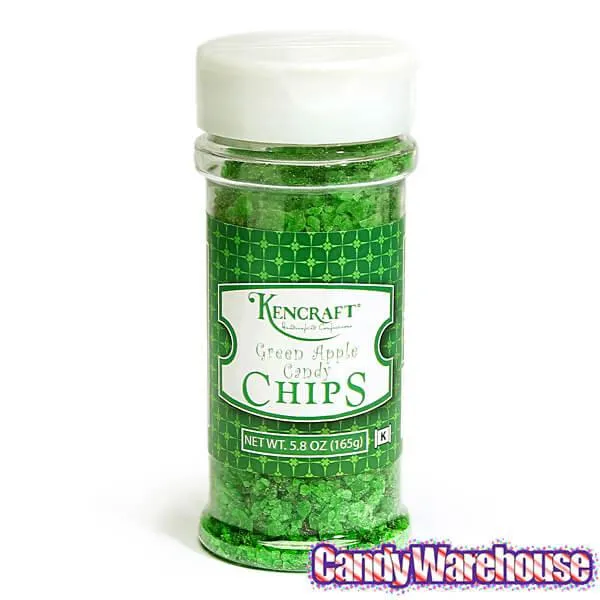 Crushed Candy Chips - Green Apple: 5.8-Ounce Shaker - Image 5
