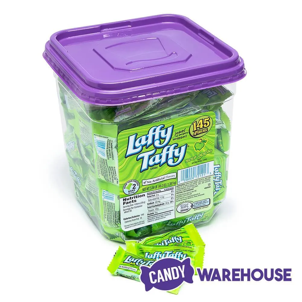 Laffy Taffy Candy - Green Apple: 145-Piece Tub - Image 3
