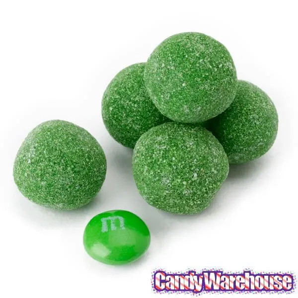 Sour Spanks Chewy Candy Balls - Green Apple: 5LB Bag - Image 2