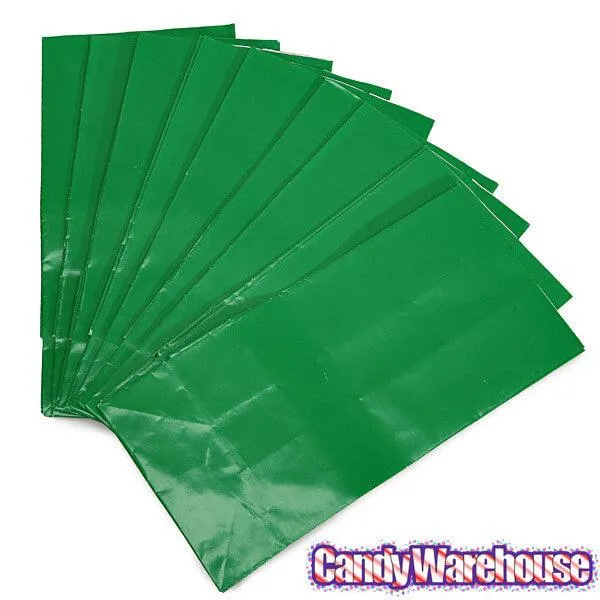 Mini Candy Treat Bags - Green: 24-Piece Bag - Image 2