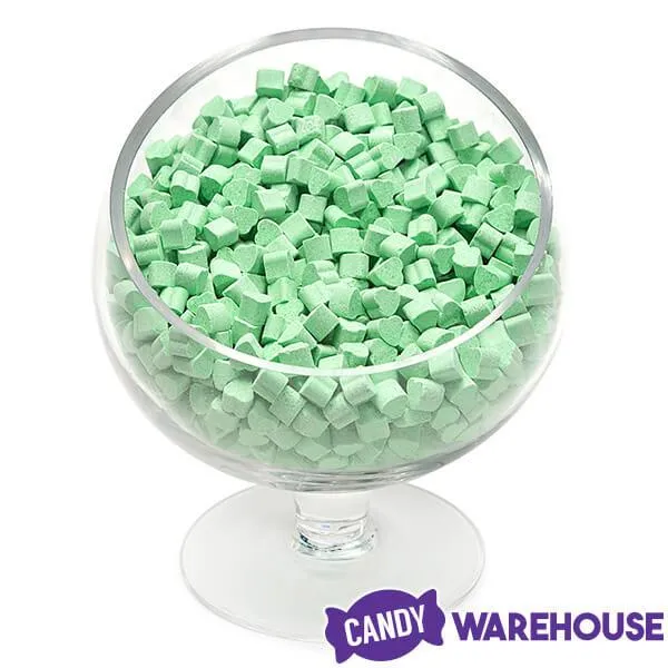 Tiny Sugar Candy Hearts - Green: 1.5LB Jar - Image 4
