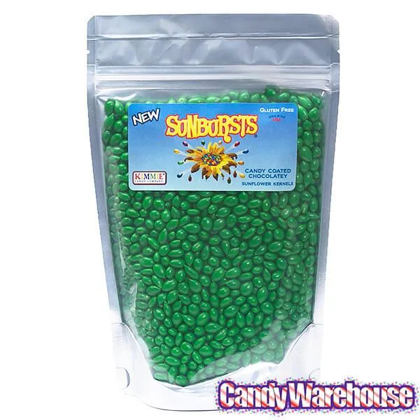 Sunbursts Chocolate Sunflower Seeds - Green: 1LB Bag - Image 5