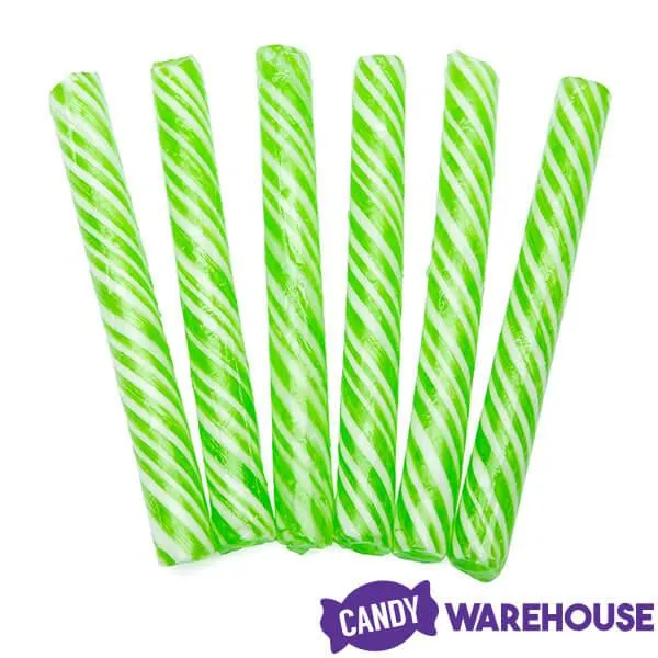 Sweet Spindles Mini Hard Candy Sticks - Lime: 50-Piece Jar - Image 2