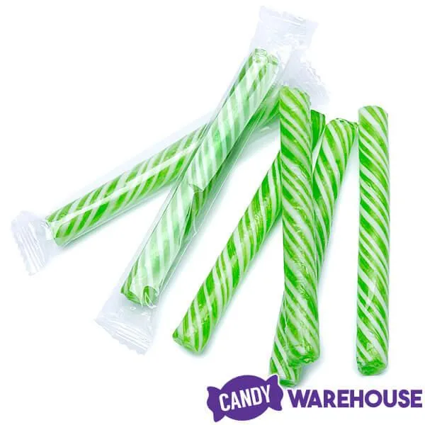 Sweet Spindles Mini Hard Candy Sticks - Lime: 50-Piece Jar - Image 3