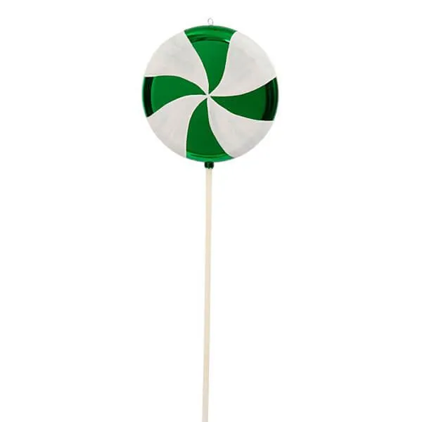 Green Swirl Plastic Candy Lollipop - 40 Inch - Image 5