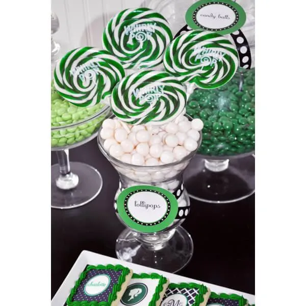 Whirly Pop 1.5-Ounce Swirl Suckers - Green: 24-Piece Display - Image 6