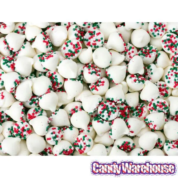 Guittard Petite White Chocolate Chips with Christmas Nonpareils: 5LB Bag - Image 4