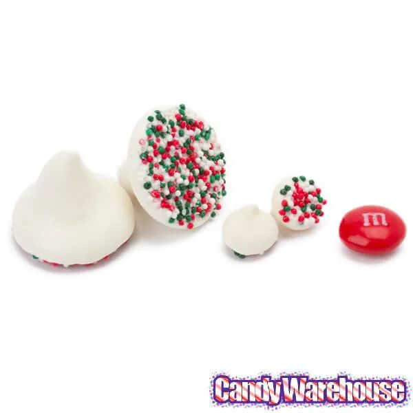 Guittard White Mint Chocolate Christmas Nonpareils Candy Drops: 5LB Bag - Image 2