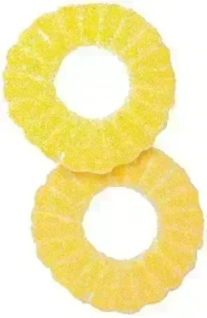 Gummi Pineapple Rings Peg Bags: 14-Piece Case - Image 2