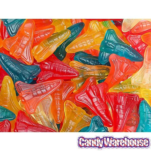 Gummi Space Shuttles Candy: 5LB Bag - Image 3