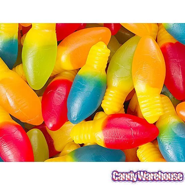 Gummy Christmas Light Bulbs Candy: 3KG Bag - Image 4