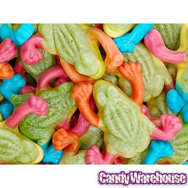 Gummy Dual Flavor Rainforest Tropical Frogs: 1KG Bag - Image 5