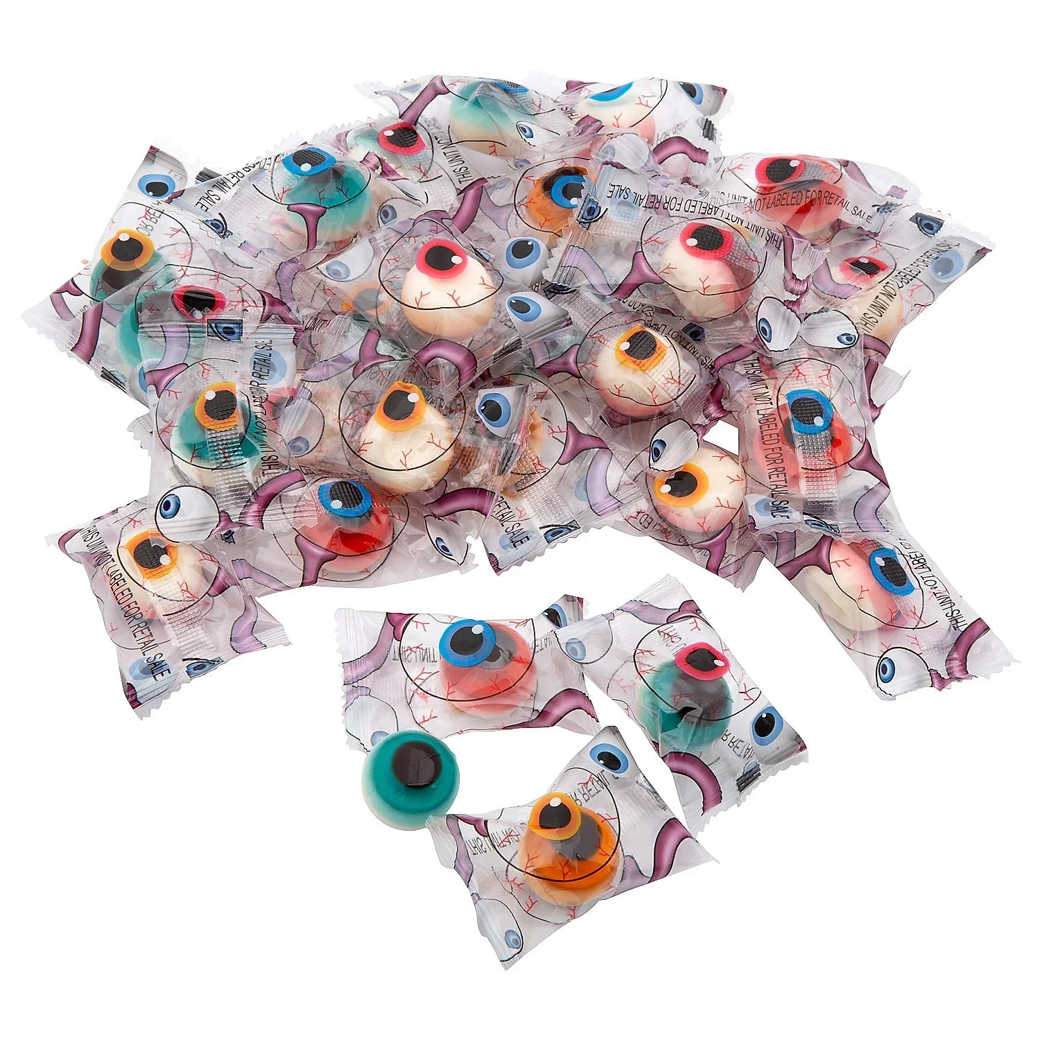 Gummy Eyeballs Candy: 40-Piece Bag