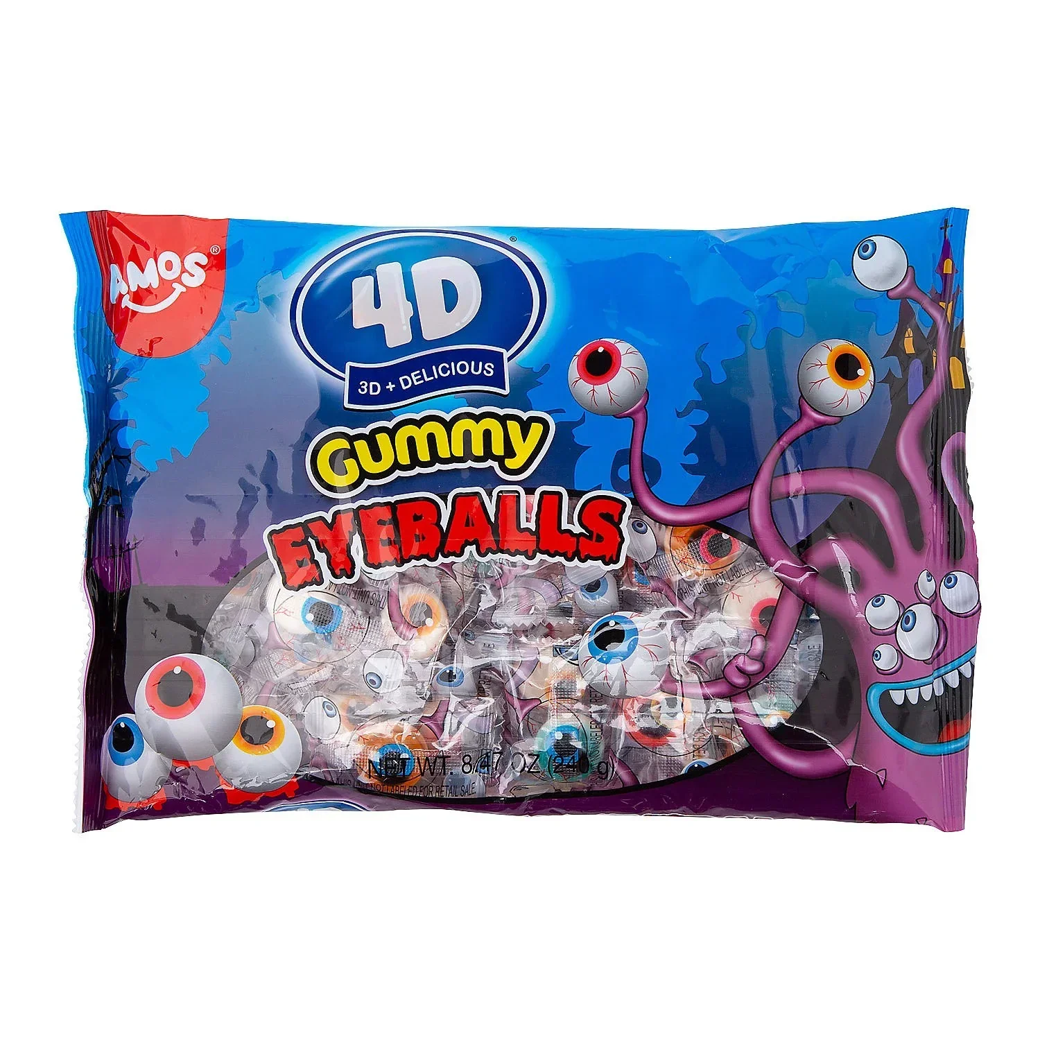 Gummy Eyeballs Candy: 40-Piece Bag - Image 2