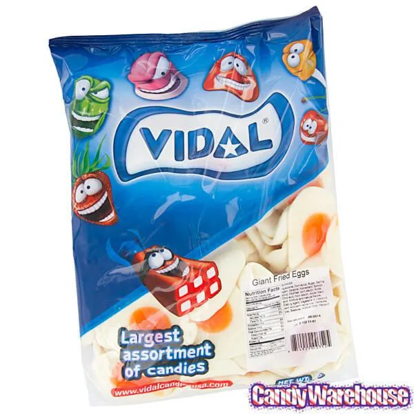Gummy Fried Eggs Candy: 2KG Bag - Image 2
