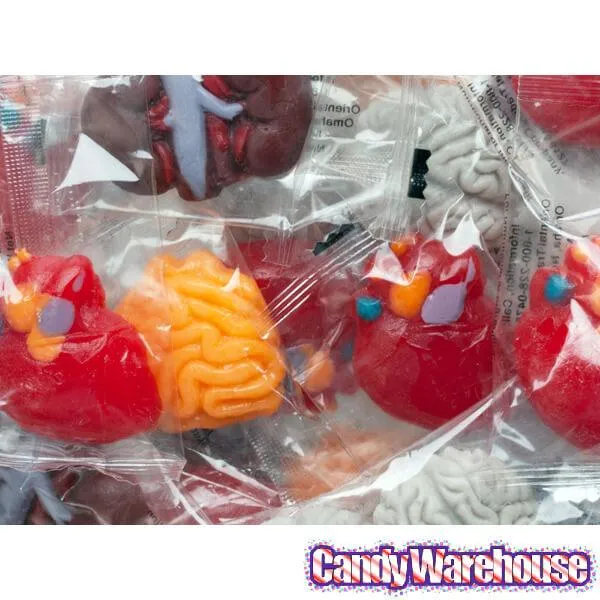 Gummy Internal Organs Candy: 38-Piece Bag - Image 4