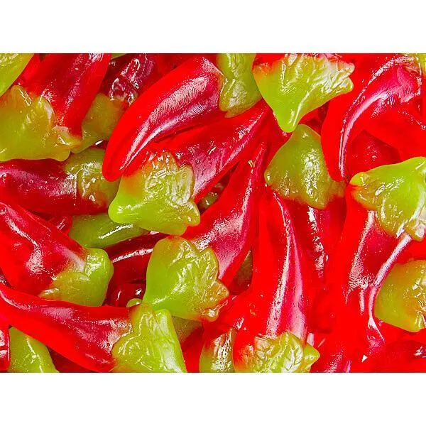 Gummy Red Hot Chilli Peppers Candy: 3KG Bag - Image 2