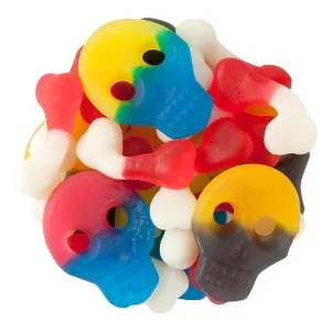 Gummy Skulls and Bones: 3KG Bag