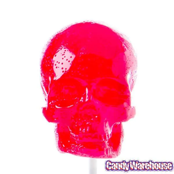 Gummy Skulls on a Stick Assortment: 4-Piece Box - Image 4