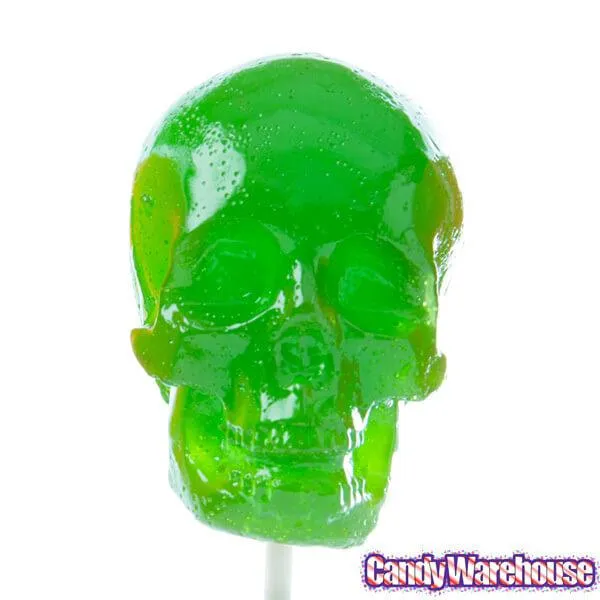 Gummy Skulls on a Stick Assortment: 4-Piece Box - Image 5