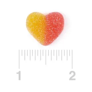 Gummy Sour Peach Hearts: 5LB Bag - Image 4