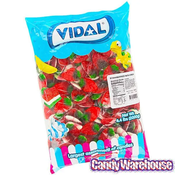 Gummy Strawberry & Cream Candy: 2KG Bag - Image 2