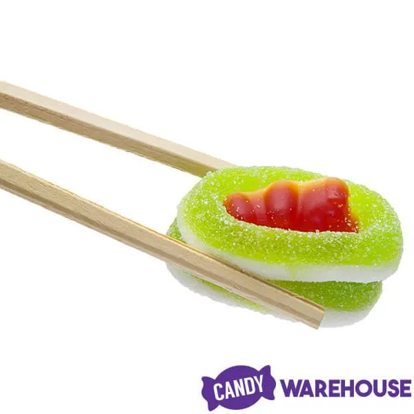 Gummy Sushi Candy Bento Box Tray: 6-Piece Case - Image 3