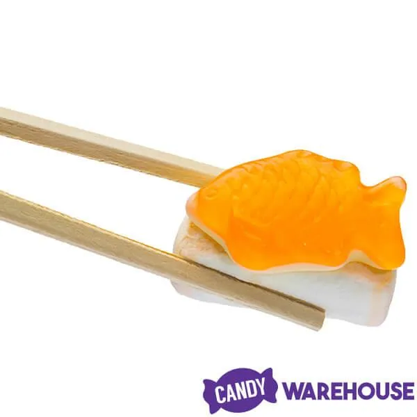 Gummy Sushi Candy Bento Box Tray: 6-Piece Case - Image 4