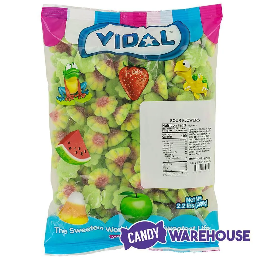 Gummy Sour Flowers: 1KG Bag - Image 5