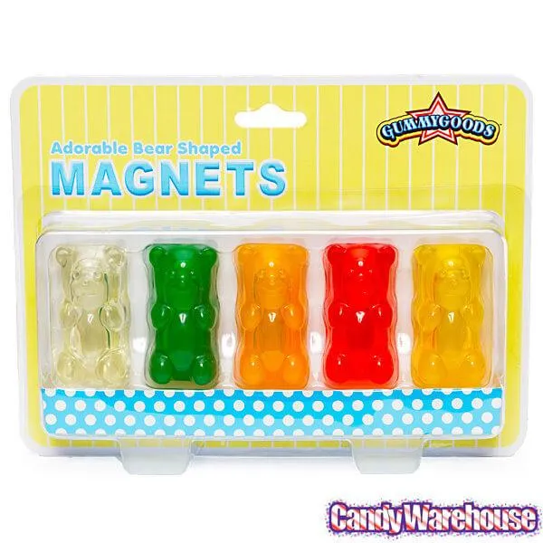 Assorted Gummy Bear Magnets: 5-Piece Pack - Image 5
