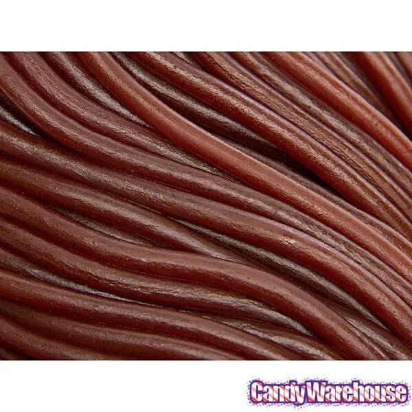 Gustaf's Chocolate Licorice Laces Candy: 2LB Bag - Image 2